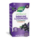 Nature 's Way Sambucus Imunitate Lozenges, with Vitamin C, Black Elderberry Extract, Imunitation Support *, 30 Lozenges (Balení květen Vary)