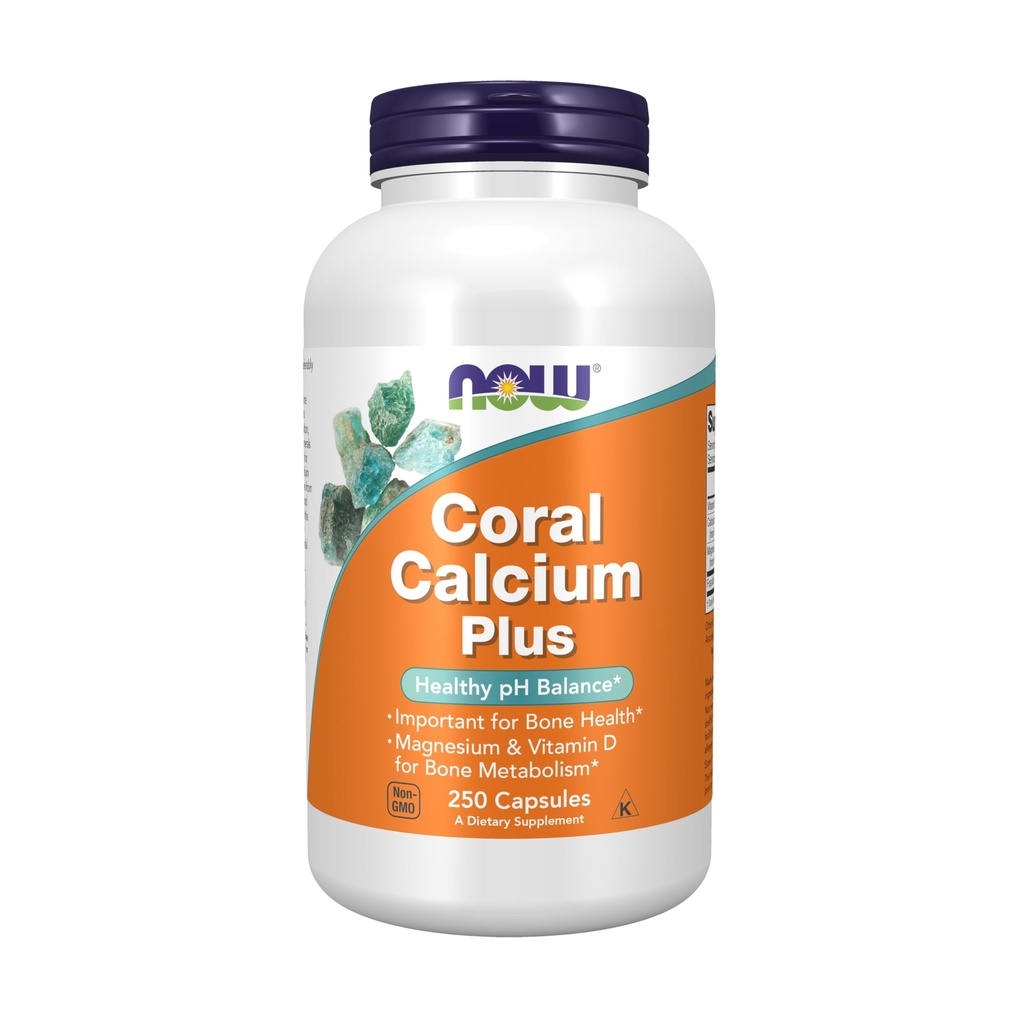 Nyní Potraviny doplňky, Coral vápník Plus, zdraví kostí *, zdravé pH Balance *, 250 Veg Kapsle