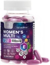 Multivitamin pro ženy - Denní ženské multivitaminy s biotin, vápník, kyselina listová, železo, zinek, vitamin A, C, D, E & B Vitamíny, Dámské vlasy kůže a nehty Vitamíny doplňky - 120