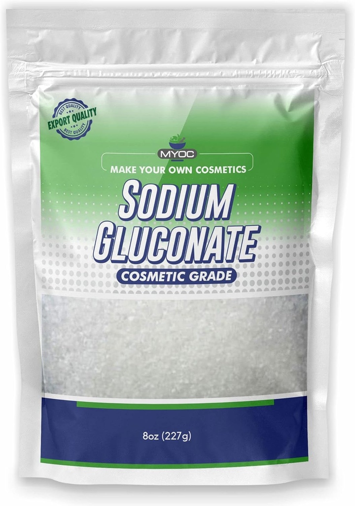 Glukonát sodný Prášek - 227 Gm (8 Oz), čistý glukonát sodný pro kůži, glukonát sodný pro kosmetiku, glukonát sodný pro přípravu mýdla, glukonát sodný pro kosmetiku, glukonát sodný pro přípravu glukózy