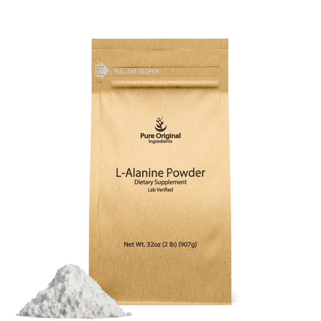 PRŮVODNÍ INGREDIENTY L- alaninový prášek (2 lb) Laboratoř ověřená, vždy čistá, žádné plnidla nebo přísady
