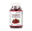 Brusinkové gumy pro děti a dospělé 400mg- gluten zdarma Allergen zdarma Nutrient Rich Vegan dodatek -Cranberry Chews-90 Počet