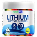 Lithium Orotate 5mg 10mg Orotace124; pro muže Women Kids OrotaceClinical Studium Orotaced Chelated High Biovalable Orotace124; 3 Flavors Sugar Free Vegan Gummies 60 ct