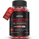 ORPHIC NUTRITION Apple Cider Ocet Gummies - 1000mg - ACV Weight Loss Gummies - Podporuje Digestion, Detox & Cleansing - VIT B12, Beetroot - Gomitas de Vinagre de Manzana (120 ks)