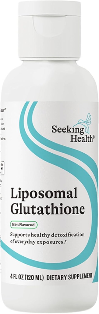 Hledání zdraví Optimální Liposomal Glutathione PHARMA124; Poskytuje 500 mg redukovaného Glutathione per Serving (Mint, 4 oz)