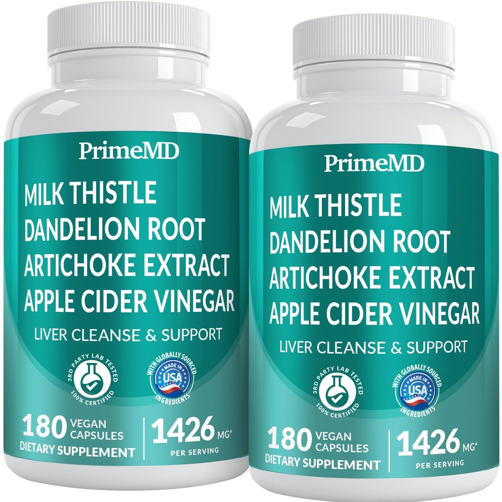 32- in-1 Jaterní čištění Detox a opravy s Mlékem Thistle, Silymarin, Artichock Extract, Beetroot Powder - Žlučník dodatek s Aktivní jaterní zdravotní vzorec - 1426mg (180ct, balení po 2)