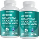 32- in-1 Jaterní čištění Detox a opravy s Mlékem Thistle, Silymarin, Artichock Extract, Beetroot Powder - Žlučník dodatek s Aktivní jaterní zdravotní vzorec - 1426mg (180ct, balení po 2)