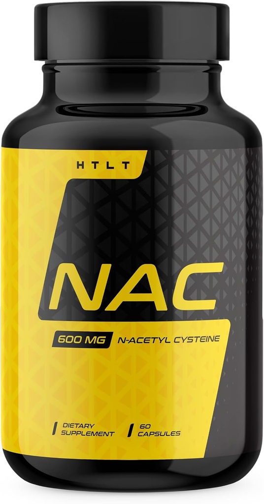 NAC podle HTLT PHARMAN124; 600 mg N- acetyl Cysteine per Serving PHARMAN124; dodatek k podpoře jater PHARMAN124; (60 kapslí)