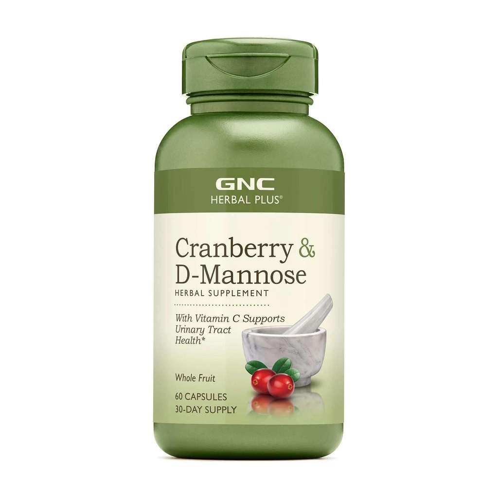 GNC Herbal Plus Cranberry D- Mannose, 60 tobolek