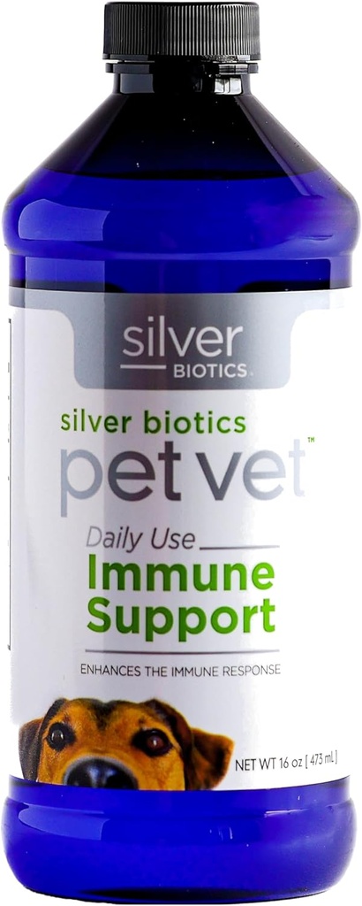Silver Biotics Pet Vet Imunitation Support PHAR124; Enhances The Imunitary Response in Domestic PHAR124; 16 Fl Oz