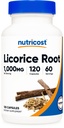 Nutricost Licorice Root 500mg, 120 Kapsle - Non- GMO, gluten zdarma