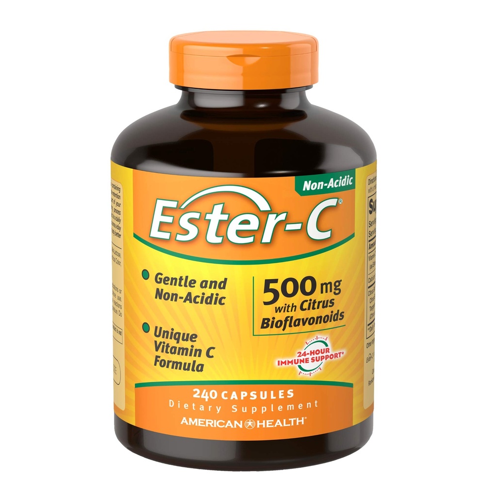American Health Ester- Vitamin C s Citrus Bioflavonoidy 500 miligramů 240 Kapsle