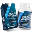 Muži Multivitamins 50 Plus - Denní multivitamin pro muže s fermentovanými bylinnými extrakty & 43 Vitaminů a minerálů - Mens Vitamins podporuje paměť & mozek, energie, zdraví kostí
