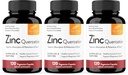 Sandhu je zinek Quercetin 120 Vegetariánské kapsle (Balení 3) 124; Zinkové doplňky pro antioxidační imunitní podporu pro muže a ženy 124; Gluten, Soy, mléčné výrobky zdarma