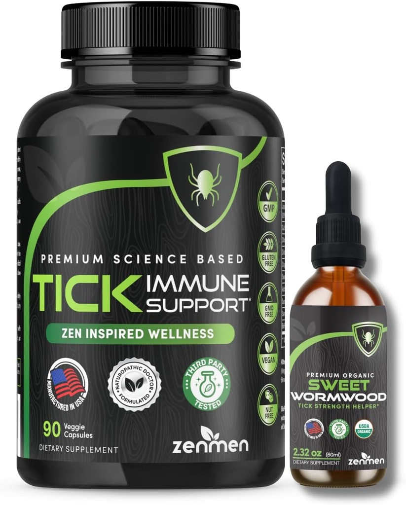 Zenmen Imunitní Support Bundle: Tick Imunitation Support and Sweet Wormwood Tincture
