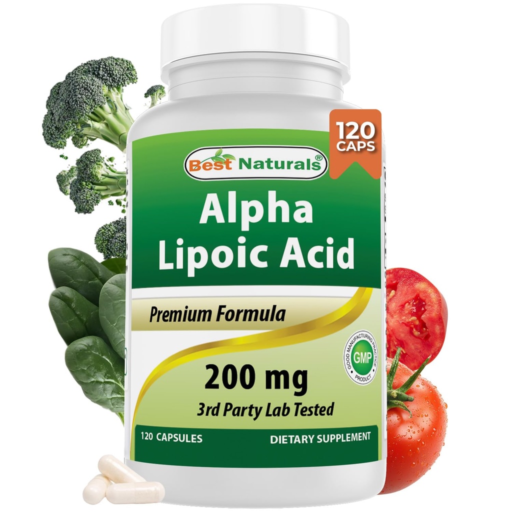 Nejlepší Naturals Alpha Lipoic Acid 200 Mg 120 Kapsle
