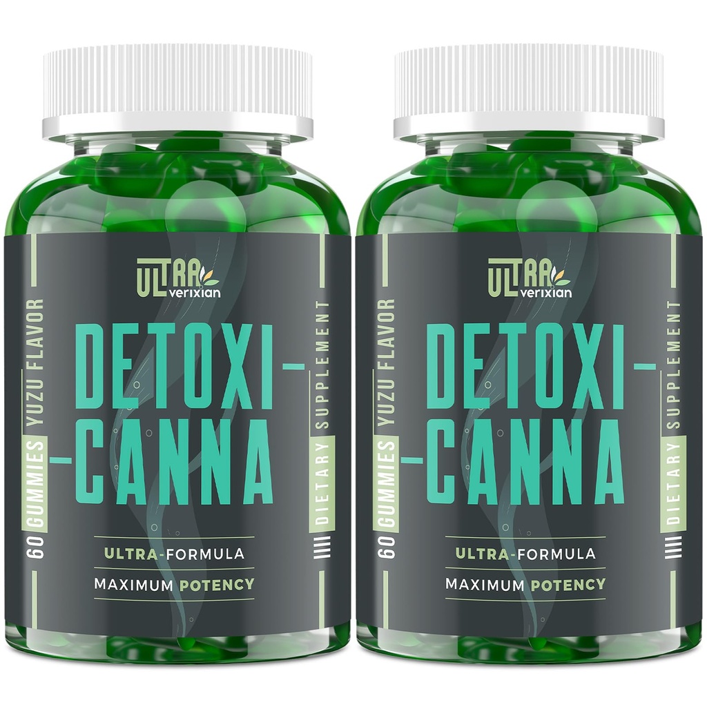 Detox Cleanse Gummies - Játra, Gut, Ledviny Cleanse Detox & Opravy, Rapid & Effective Full Body Cleanse Nejlepší pro ženy a muže s Mlékem Thistle - Přírodní Plant- Based Detox dodatek, 120 Gummies