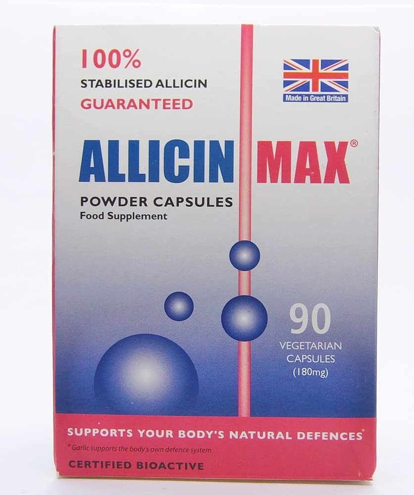 Allicin Max 100% čistý Allicin 90vcaps (2 balení)