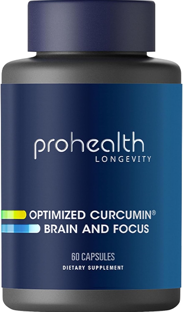 ProHealth Optimalizovaný Curcumin Brain a Focus (60 Kapsle)