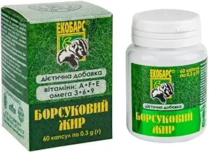 60 Badger Tukové kapsle Přírodní zdroj polynenasycených mastných kyselin