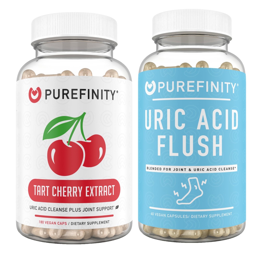 Purefinity Acid Flush & Cleanse Kapsle + Tart Cherry Extract Kapsle