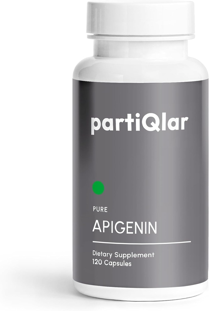Apigenin, 100mg per Serving, 60 tobolek - Čisté - 98, 7% stabilizované - Aktivní bioflavonoidy a antioxidanty - Non- GMO