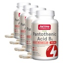 Jarrow Installas Pantothenic Acid B5 500 mg - 100 Veggie Caps - Essential B vitamin dietární dodatek - Energy Production & Metabolismus Support - 100 Servings (Balení po 4)