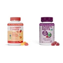 SmartyPants Kids Multivitamin Gummies a Probiotic Imunity Bundle: Omega 3 Fish Oil (EPA / DHA), Vitamin D3, C, Vitamin B12, B6, Digestive & Imunitation Supplement (30 Day Supply)