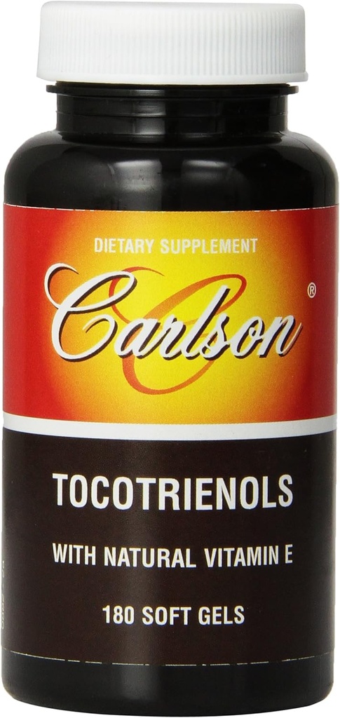 Carlson Labs Tocotrienoly s přírodním vitamínem E, 180 Softgels