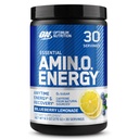 Optimum Nutrition Amino Energy - Předcvičení se zeleným čajem, BCAA, aminokyseliny, Keto Friendly, Green Coffee Extract, Energy Powder - Blueberry Lemonade, 30 Servings (Balení May Vars)