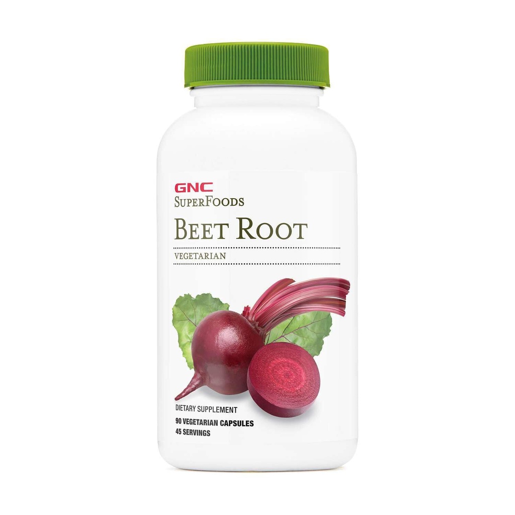 GNC SuperFoods Beet Root, poskytuje 60 mg chlorofylu, 90 tobolek
