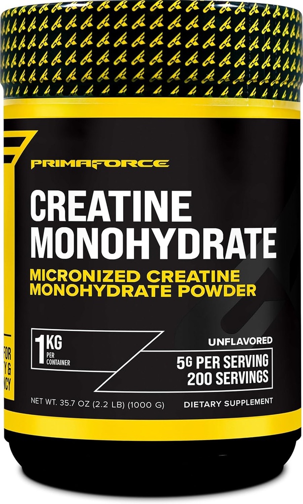 Primaforce Creatin Monohydrát Prášek - 1000 gramů - Mikronizované