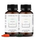 JSHealth Vitamíny Nápoj na stravu - zahrnuje Detox + Debloat Játra Zdraví Formule & Kůže + Nápoje