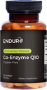 Endur Crystal- Free Co-Enzyme Q10, srdeční a antioxidační doplněk obrany, pomáhá podporovat výrobu energie, gluten zdarma, 100mg (120 Softgels)