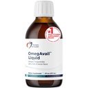 Design pro zdraví Omegavail Liquid TG Fish Oil 1200mg - Triglycerid Omega33 Fish Oil Brain Support Supplementary with DHA / EPA - Natural Lemon Flavor (8oz / 47 Servings)