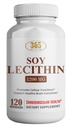 ZDRAVÍ LFE Lecitin 1200mg, vysoká potence, 120 Softgels, přírodní kombinace esenciálních mastných kyselin na podporu funkce mozku a nervů - Lecitin Potraviny stupeň, 1200mg na servírování, Dietní dodatek