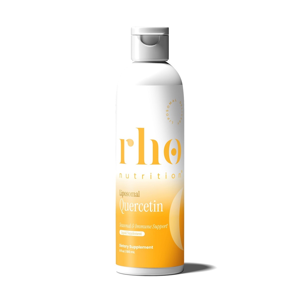 Rho Nutriční Liposomální Quercetin - Ultra vysoká absorpce Liquid Quercetin dodatek - Podporuje imunitní systém, alergickou obranu a zdravé stárnutí
