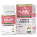 Probiotika a organická prebiotika pro ženy pH Balance & Digestion- 60 miliard CFU Vaginální Probiotika s Cranberry D- Mannose, Vegan & Non- GMO pro močení Trakt & imunitní 124; 90 Caps