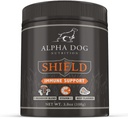 Štít Alergie Imunitní Supplement pro psy podle Alpha Dog Nutrition - 7 Nutritional Houbový prášek Komplex + Vitamin C na posílení imunity - až 120 Služení pro malé plemenné psy, 108g