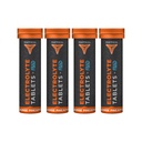 Tablety s tekutinou Tactical- Effervescent Hydration, Electrolyte Replacement & Dehydratační prevence, 4 balení, 40 porcí (oranžový ananas)