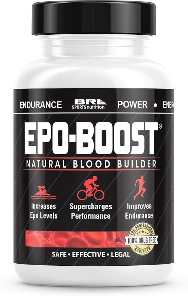 Přírodní krev Builder Železný dodatek. RBC Support Made in USA with Echinacea & Dandelion Root helping VO2 Max, Energy, Endurance (1- Pack)