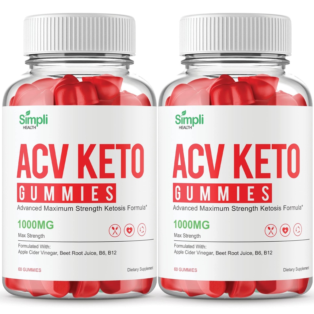 Simpli ACV Keto Gummies Simpli Zdraví ACV Keto Gummies Extra Strength (120 Gummies)