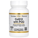 California Gold Nutrition CoQ10 s PQQ, Ubiquinone USP, Tapioka Veggie Softgel se slunečnicovým lecitinem, 100 mg, 60 Veggie Softgel