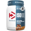 Dymatizujte isolát syrovátkového prášku ISO100, čokoládové arašídové máslo, 25g proteinu, 5,5g BCAA, méně než 120 Cal., bez gluten, 1g tuku, 1g cukru, 2g karbu (20 porcí)