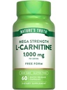 Nature 's Truth L- Carnitin 1000mg CLAS124; 60 Kapsle 124; Mega Strength CLAS124; Free Form CLAS124; Non- GMO & gluten Free Supplement