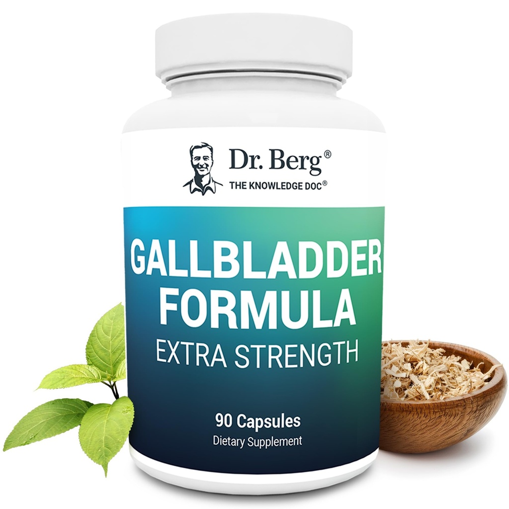 Dr.Berg Žlučník Vzorec Extra Síla - s Ox Bile Prášek a konjugovaná kyselina žlutá - Stravovací Enzymy Proprietal Blend - Full 45- Day Supply - 90 Zeleninové kapsle