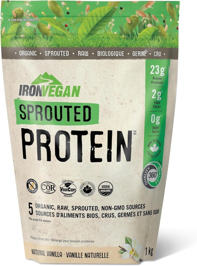 Organic Vanilla Sprauled Protein Powder, 1000 GR