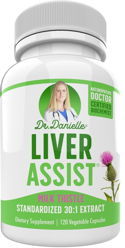 Nejlepší doplňky pro játra s mléčným bodlákem - Organická očista jater Detox & Cleanse - Podpora jater pro muže a ženy - Opravy jater Detox - 120 Kapsle od Dr. Danielle