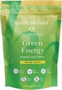 Kathy Irsko Super Green Energy Powder, Clean Energy Drink Mix s Matcha & Green Tea, Imunity & Digestive Supplement, No Add Sugar, Meyer Lemon Flavor, 7.4 oz